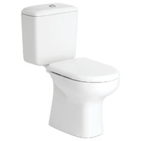 R.A.K Liwa P-Trap Close Coupled Toilet Suite with Solft Close Seat - White
